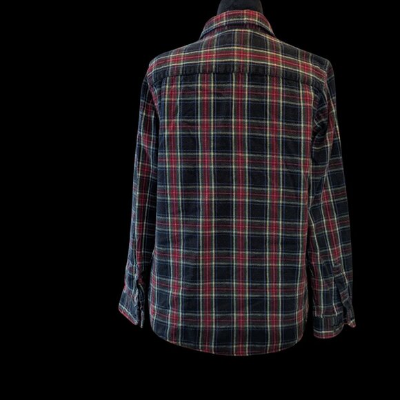 LL Bean Relaxed Women's Plaid Flannel Shirt - Picture 2 of 6